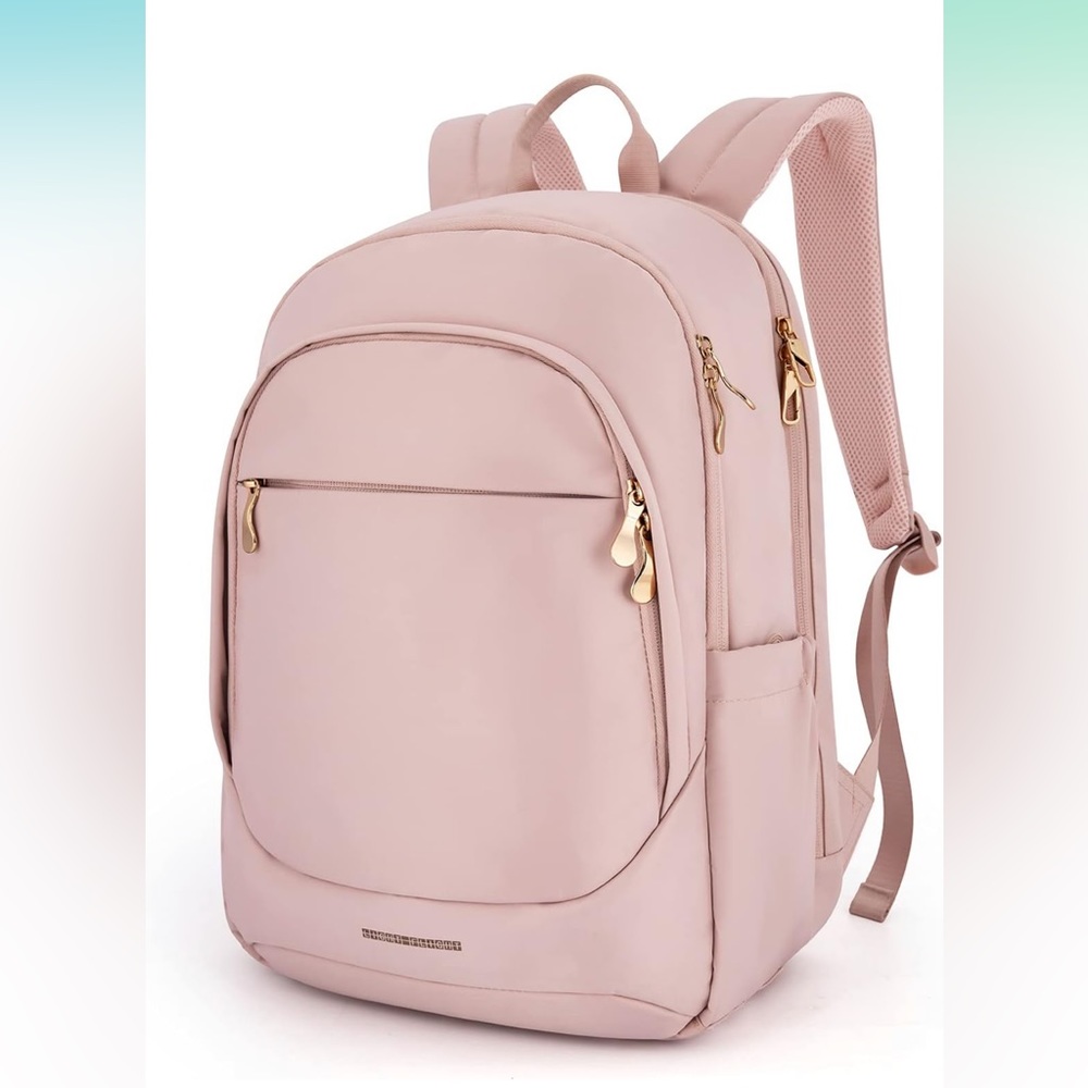 Pink laptop backpack
